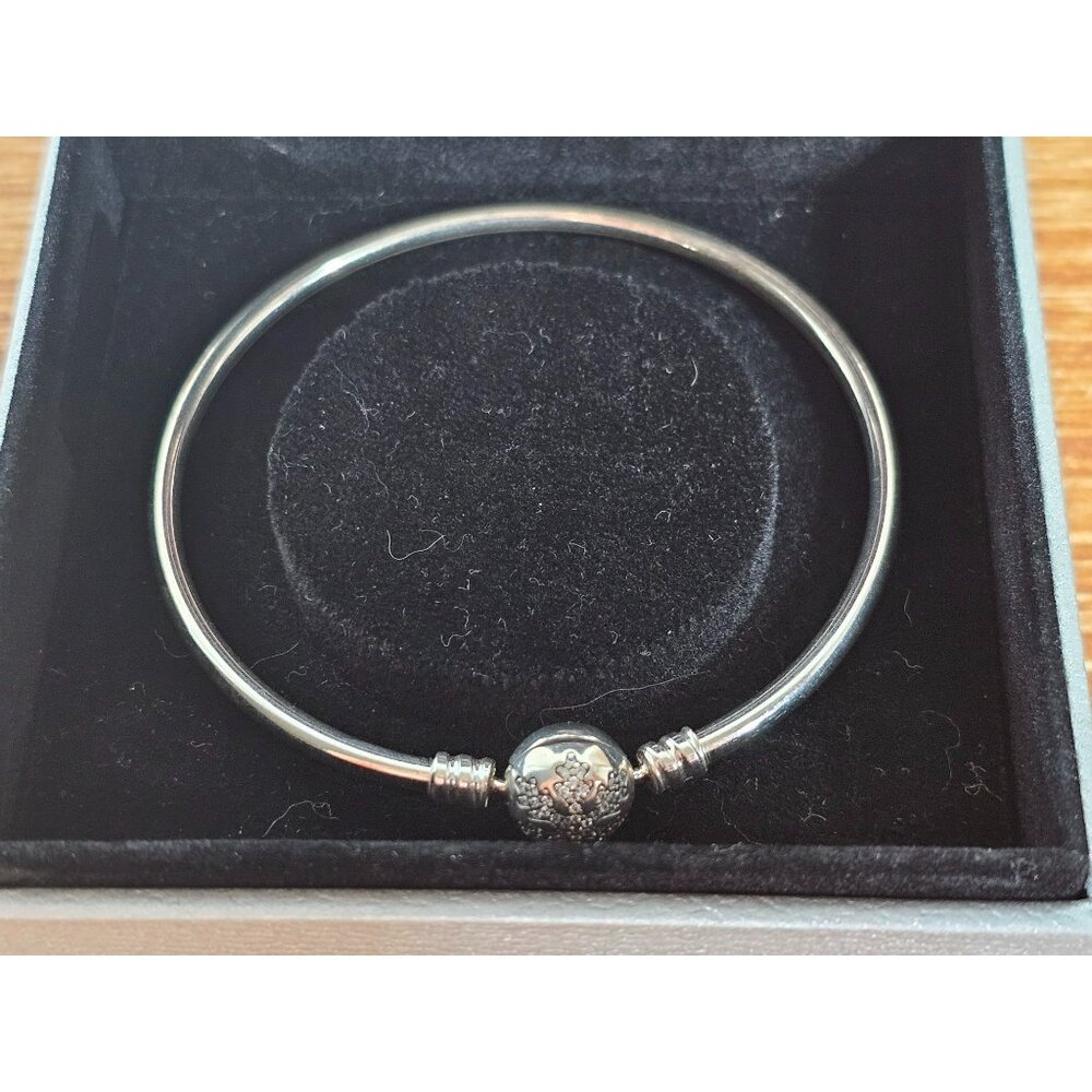 Pandora Unique As You Snowflake Bangle Bracelet L… - image 2